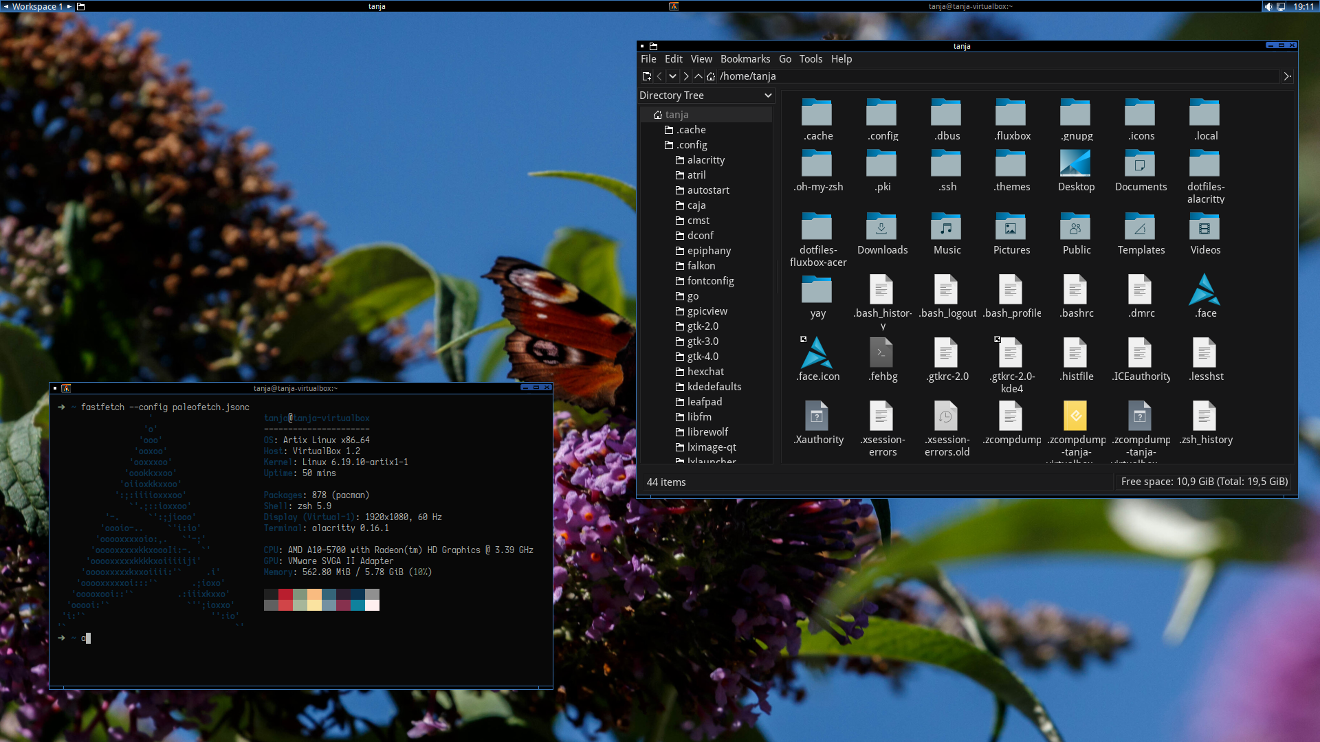 My Acer config ported to my Artix VM.